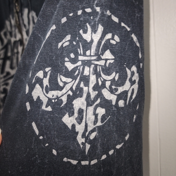 Affliction reversible hoodie - Picture 4 of 13